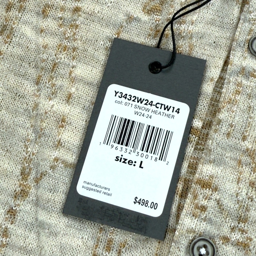 NWT John Varvatos Caravaggio Shirt Mens Large L Long Sleeve Button Down - $498 - Picture 9 of 14
